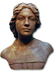 Mary's bust, Sculptor in Barcelona
