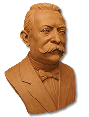 Bust tribute to Prat de la Riba, President of the<br>Mancomunitat de Catalunya (1914)